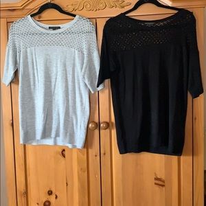 Two Banana Republic tops in excellent condition.